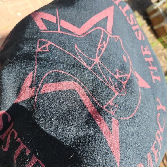 Vintage The Sisters of Mercy Hoodie Black Mens Sz M Merciful Release Goth Shirt - Picture 10 of 10